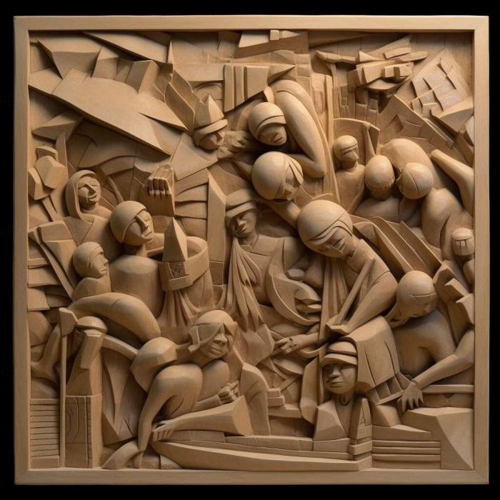 نموذج ثلاثي الأبعاد لآلة CNC 3D Art 